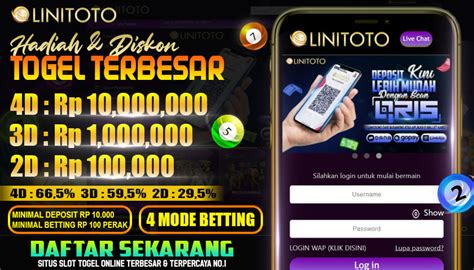 Linitoto togel  LINITOTO adalah Situs Terpercaya yang memiliki hadiah dan diskon terbesar di indonesia